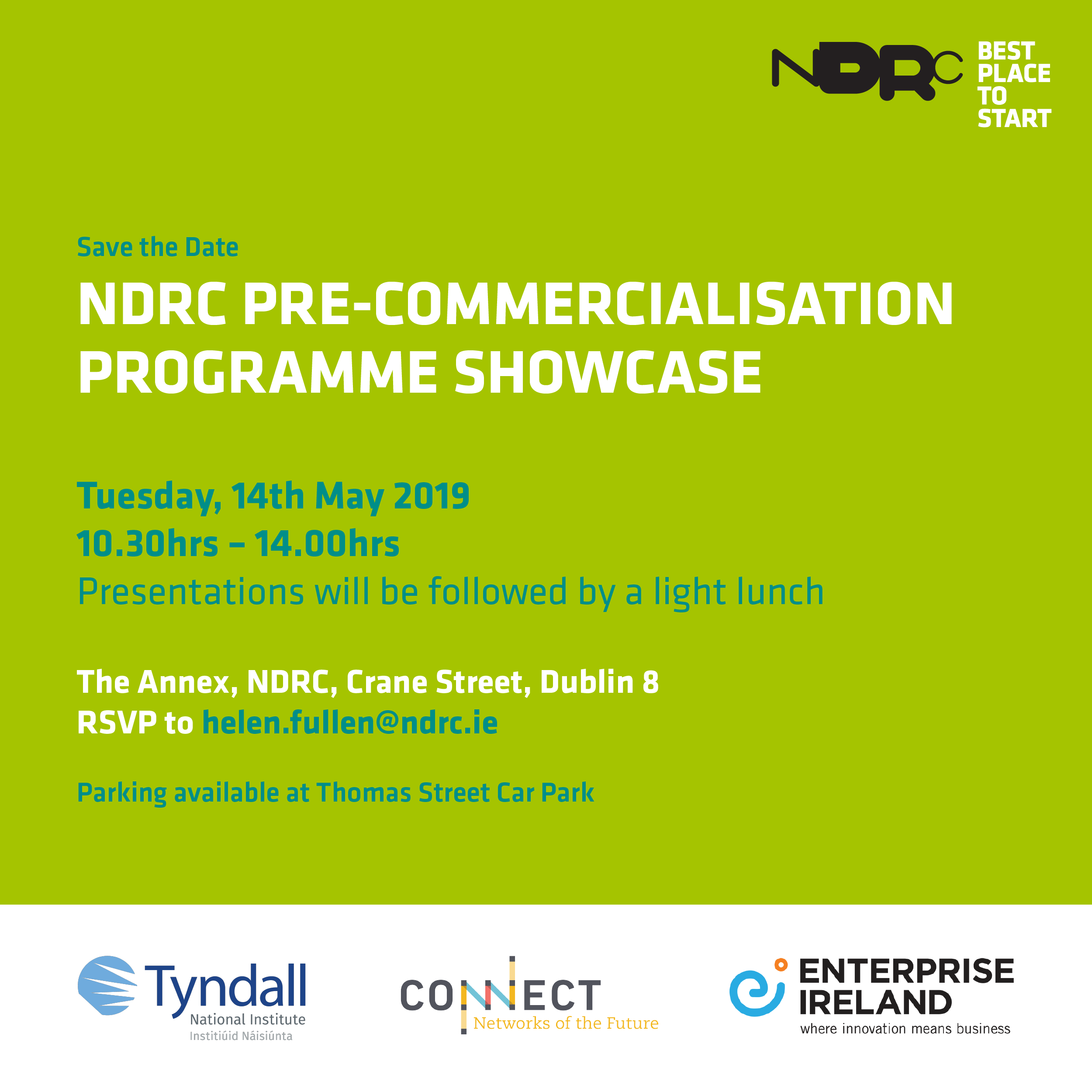 NDRC Pre comm Programme Showcase